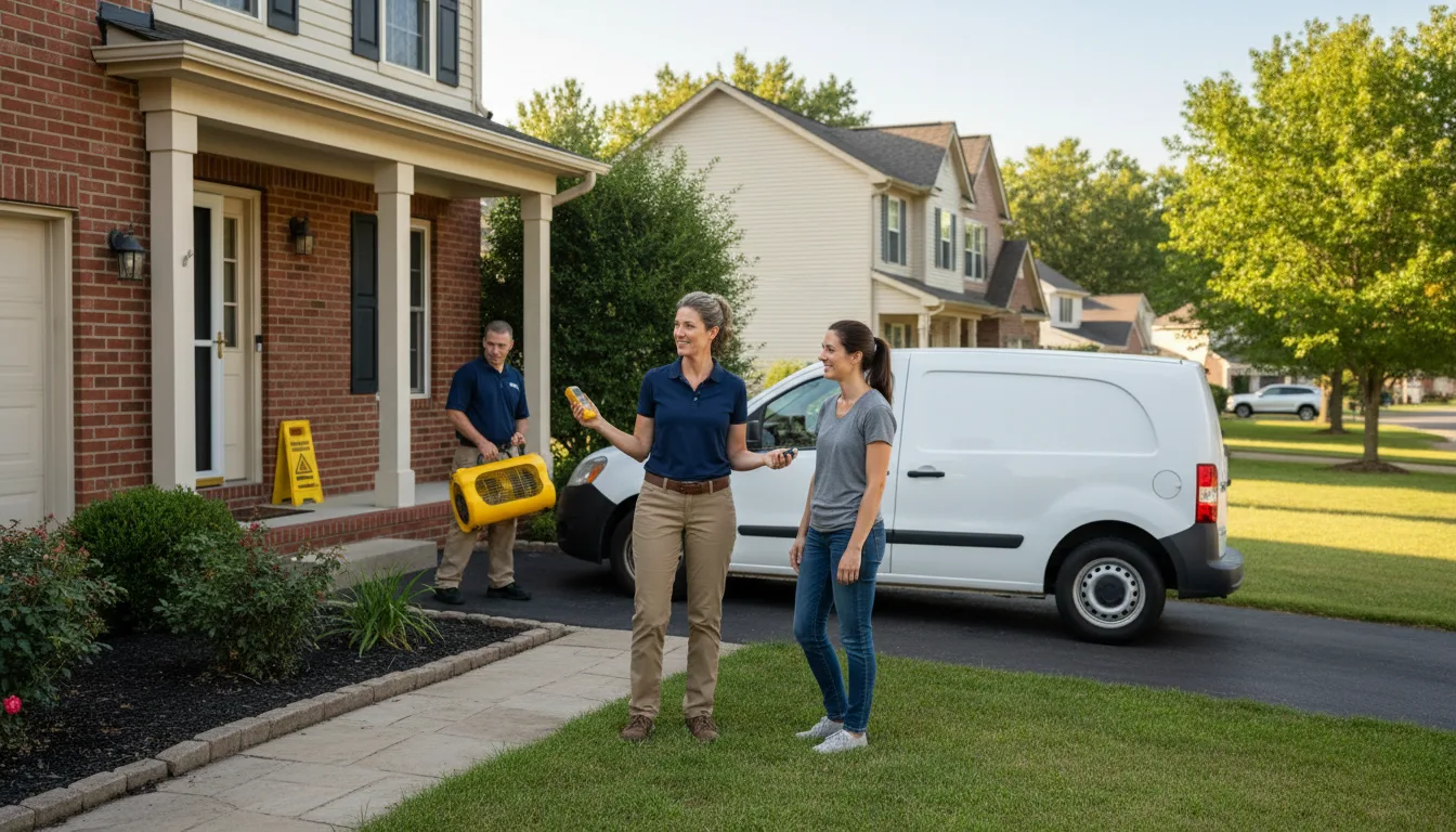 Residential water damage restoration in Westwego, LA